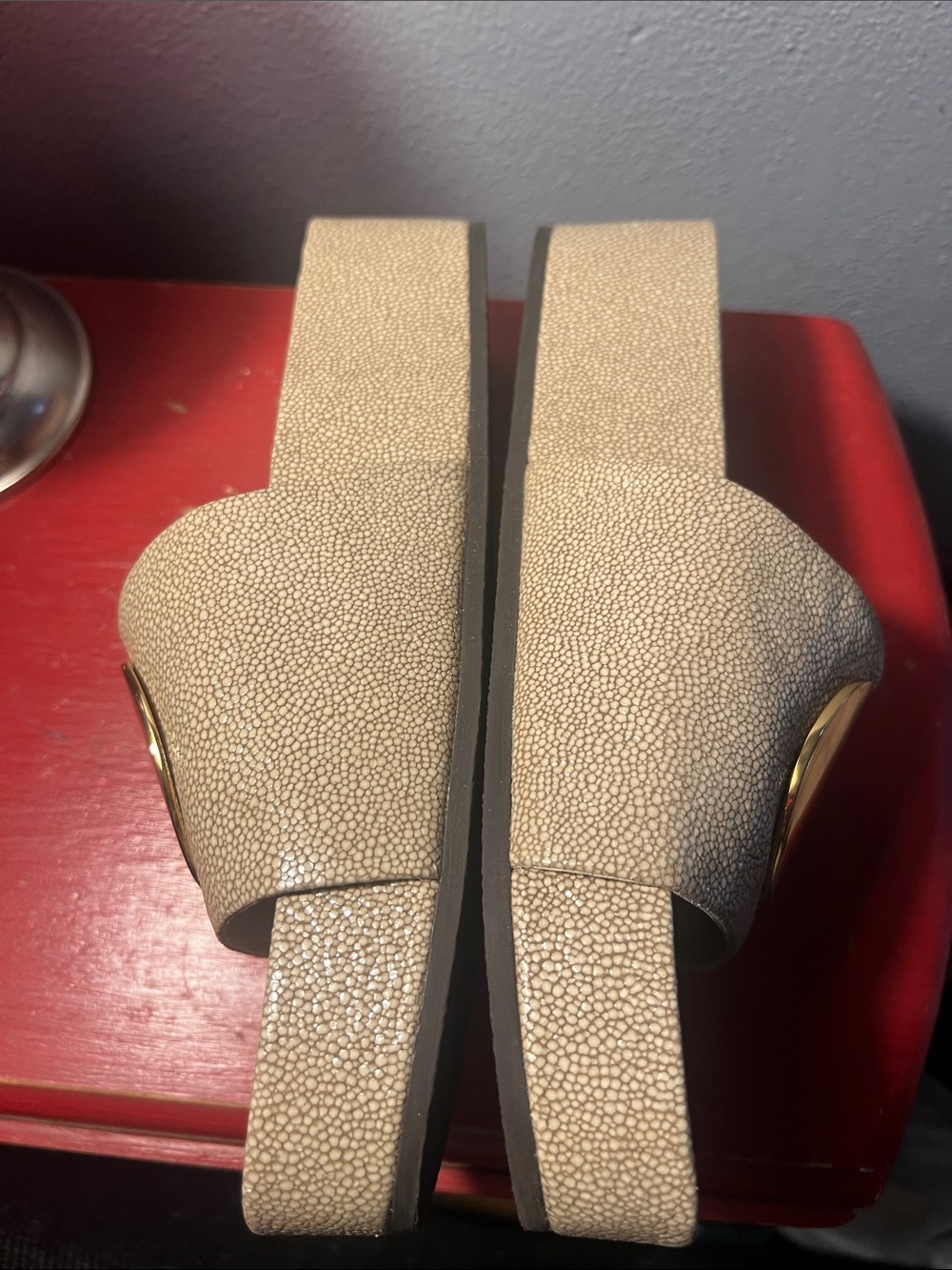 Tory Burch Patos Platform Slide Sandal. - Picture 3 of 11